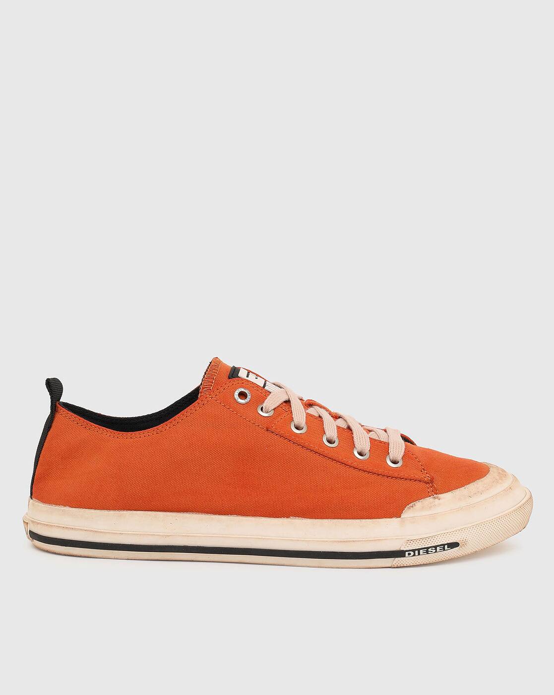 Buy Orange Sneakers for Men by DIESEL Online | Ajio.com
