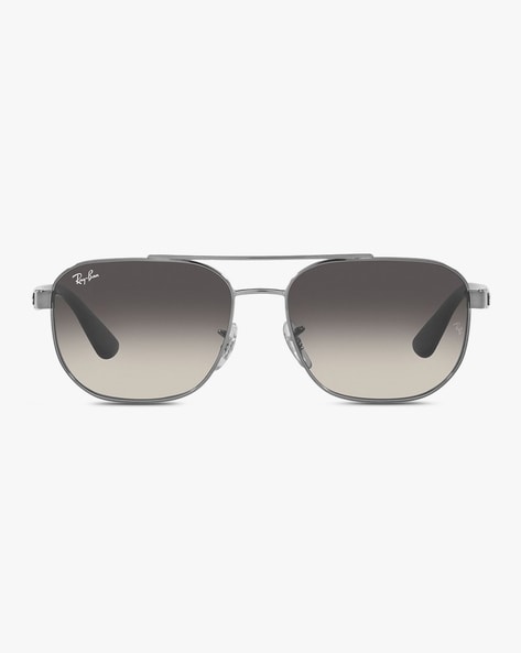 Ray-Ban Unisex Gradient Brown Lens Pilot Sunglasses - 0RB3689 : Amazon.in:  Fashion