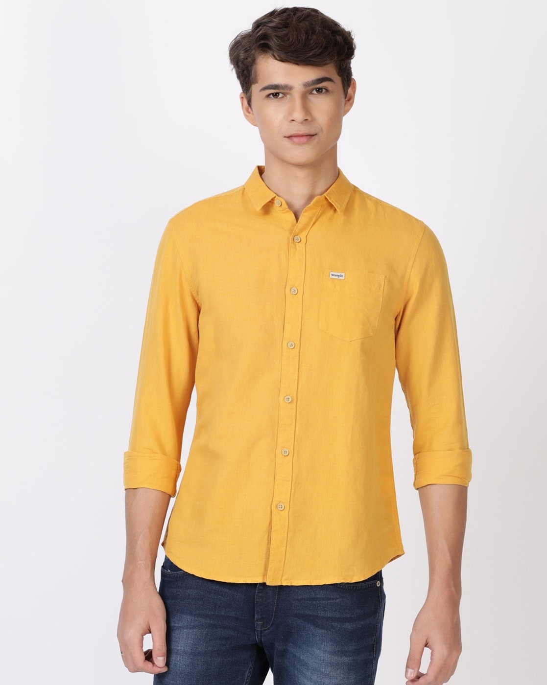 Buy Yellow Shirts for Men by Wrangler Online 