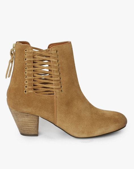 Superdry Almond Toe Lace-Up Boots