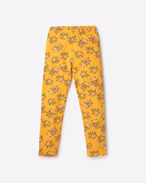 Yellow Ankle Length Premium Cotton Leggings for Women and Girls -  Walmart.com