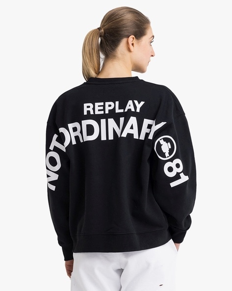 Buy White Sweatshirt & Hoodies for Women by REPLAY Online