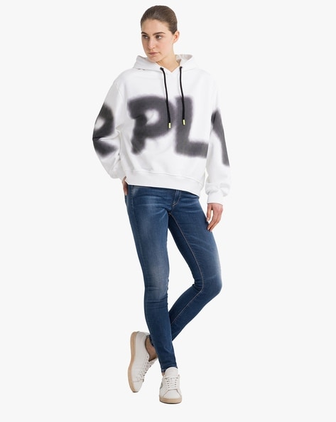 Buy White Sweatshirt & Hoodies for Women by REPLAY Online