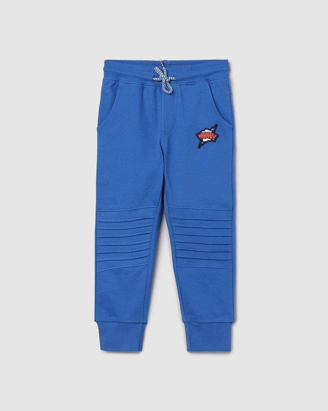 Buy Blue Track Pants for Boys by MAX 