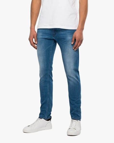 JONDRILL Skinny Fit Classic Medium Wash Jeans