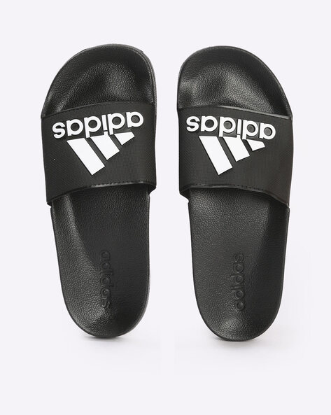 Brand Print Open-Toe Slides