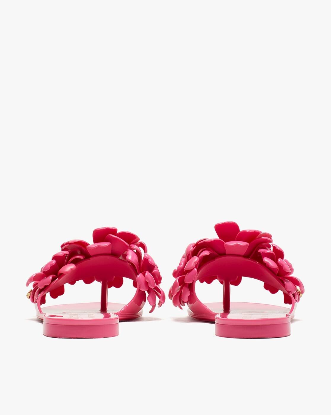 Buy KATE SPADE Jaylee Slides with Floral Applique Pink Color