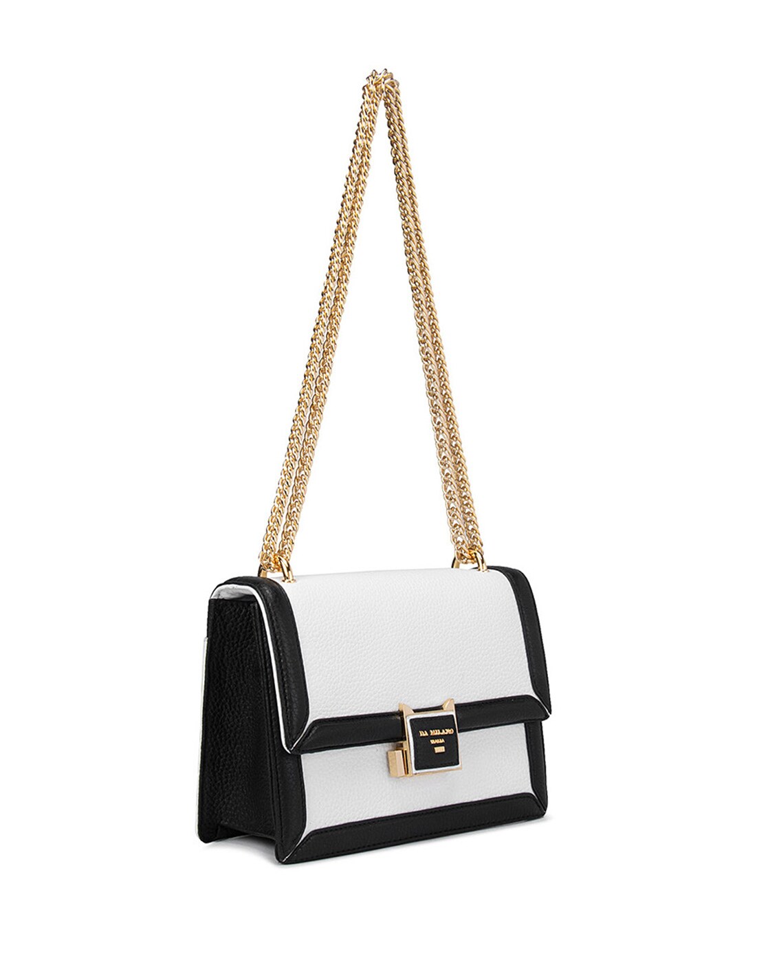 Fendi Leather And Pequin Striped Canvas Silvana Bag | The Luxchange India