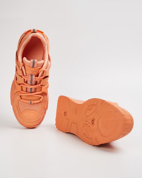 Orange store casual shoes