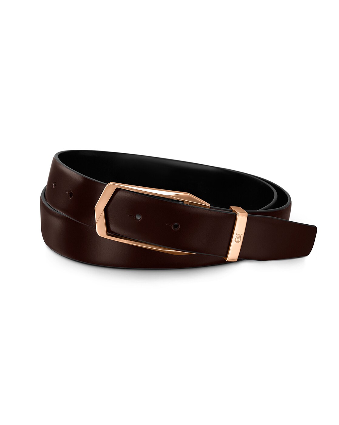 Buy Lapis Bard Sullivan Belt Carbon Black 35Mm Buckle with Two Tone  Leather-Chestnut Brown, Brown Color Men