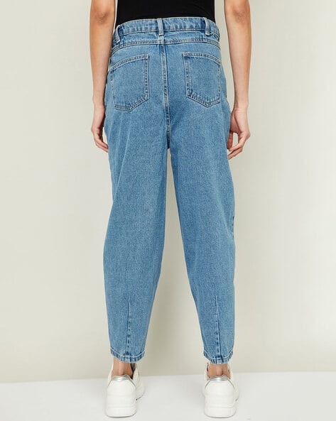 Mom Jeans Falabella Jeans Dama Jeans Wide Leg Mujer Falabella