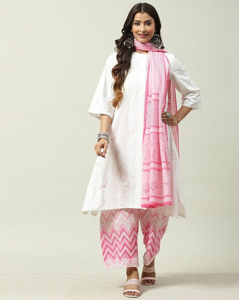 biba cotton kurta set