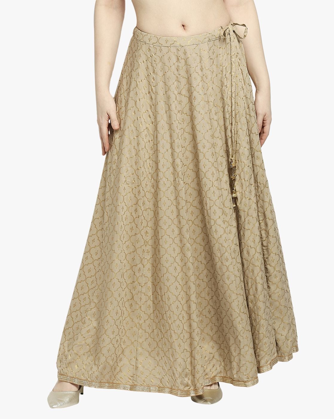 Buy Green Skirts & Ghagras for Women by Jabama Online | Ajio.com