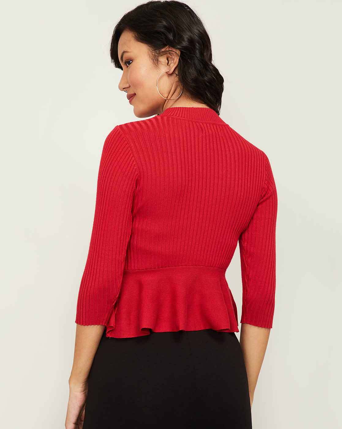 Buy Red Tops for Women by Ginger by lifestyle Online