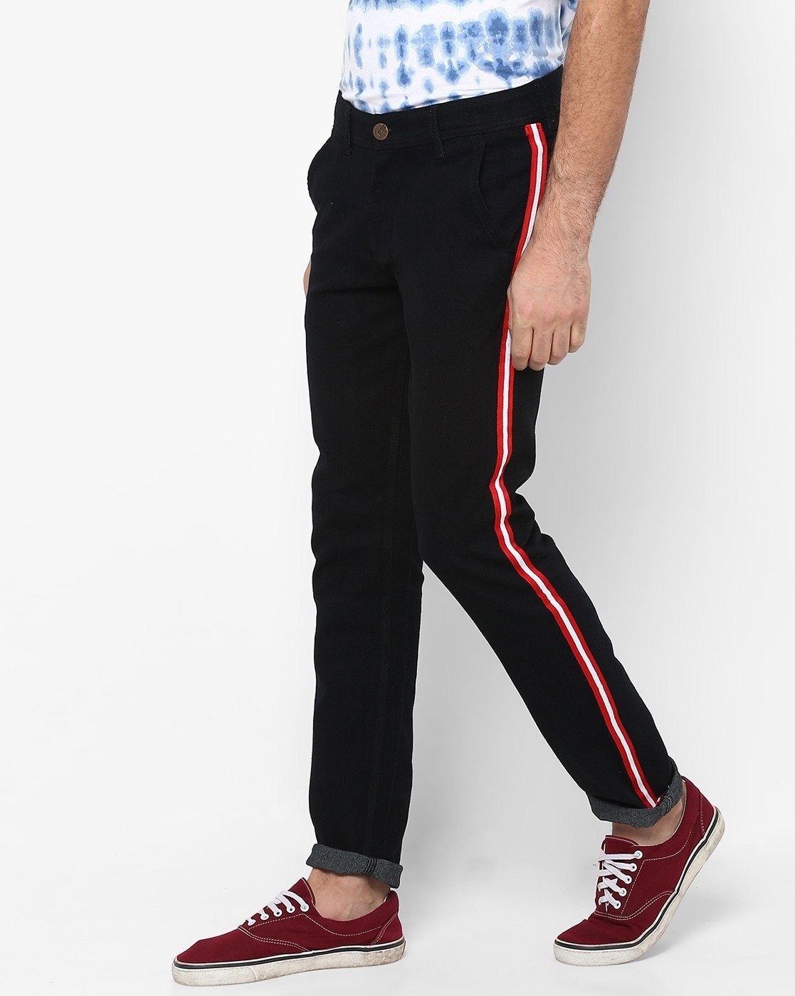 Buy Black Jeans for Men by URBANO FASHION Online