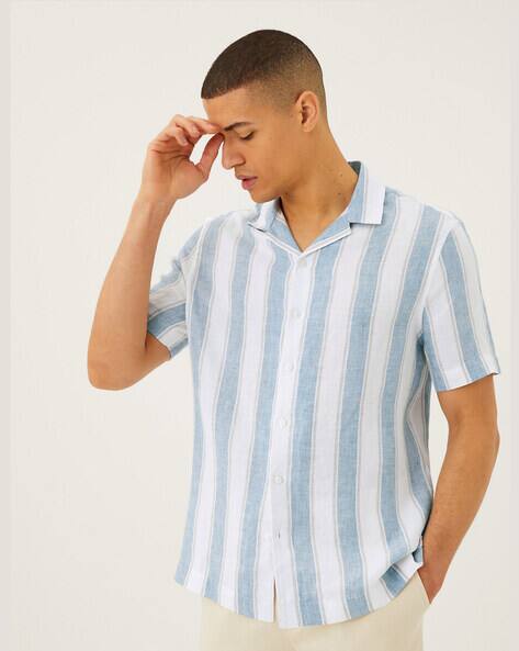 Buy Blue Shirts for Men by Marks 