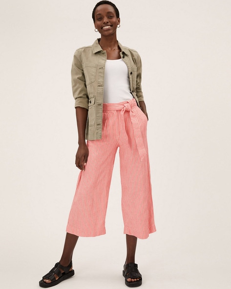 Buy Pink Trousers  Pants for Women by AND Online  Ajiocom