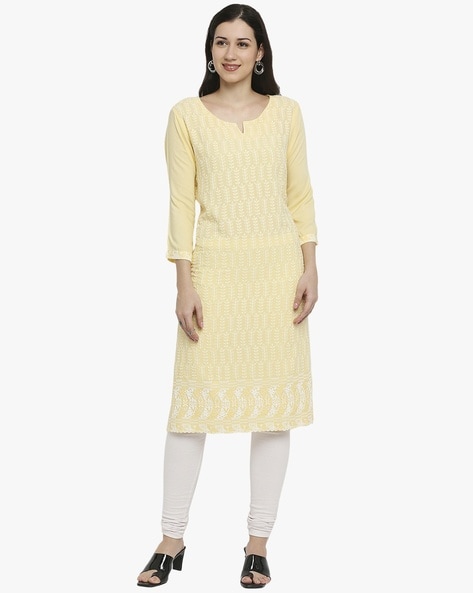 Buy Srota By Srishti Aggarwal Ivory Pure Organza Resham Work Kurta And  Palazzo Set Online  Aza Fashions