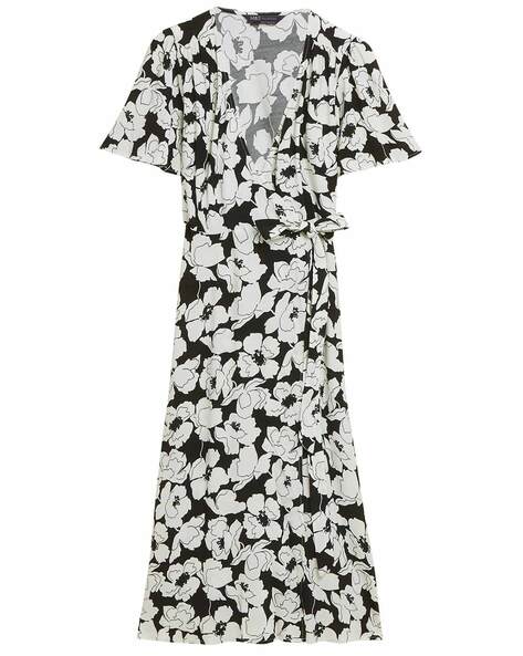 Marks and spencer clearance black and white dress