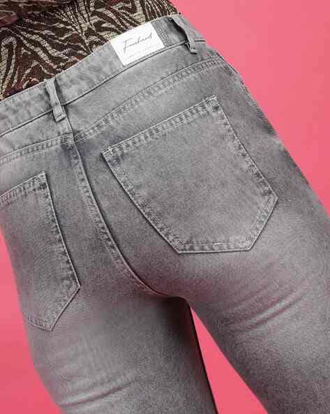 Buy Grey Jeans & Jeggings for Women by FREEHAND Online