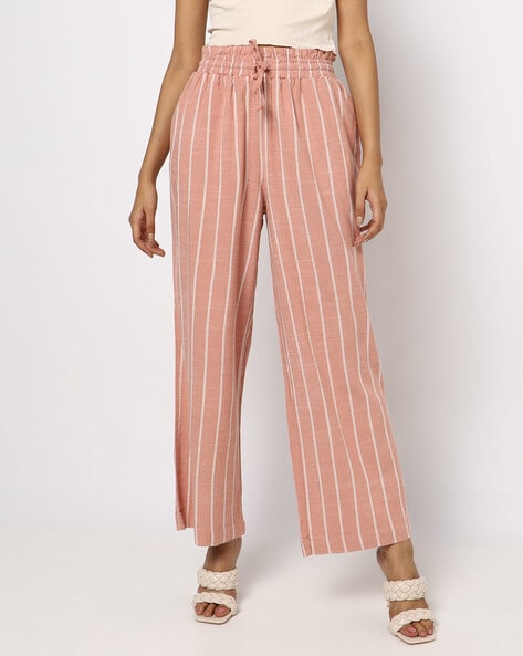 Buy VERO MODA Womens 4 Pocket Striped Pants  Shoppers Stop