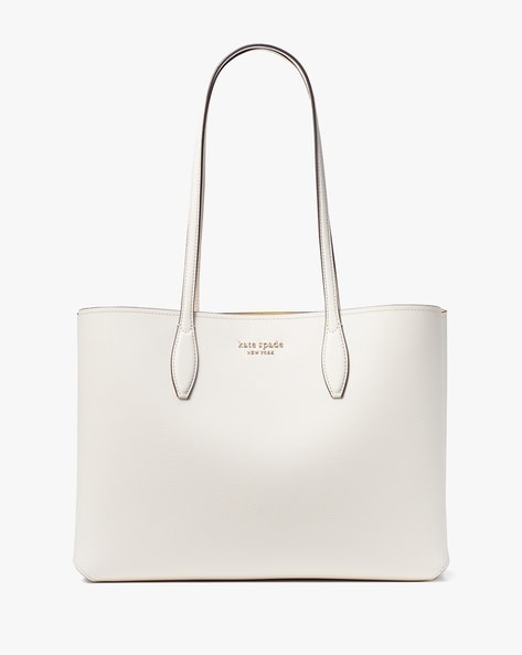 Buy KATE SPADE All Day Large Tote with Pouch | White Color Women | AJIO LUXE