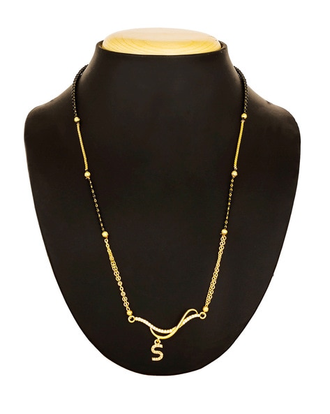 Mangalsutra design clearance with alphabets