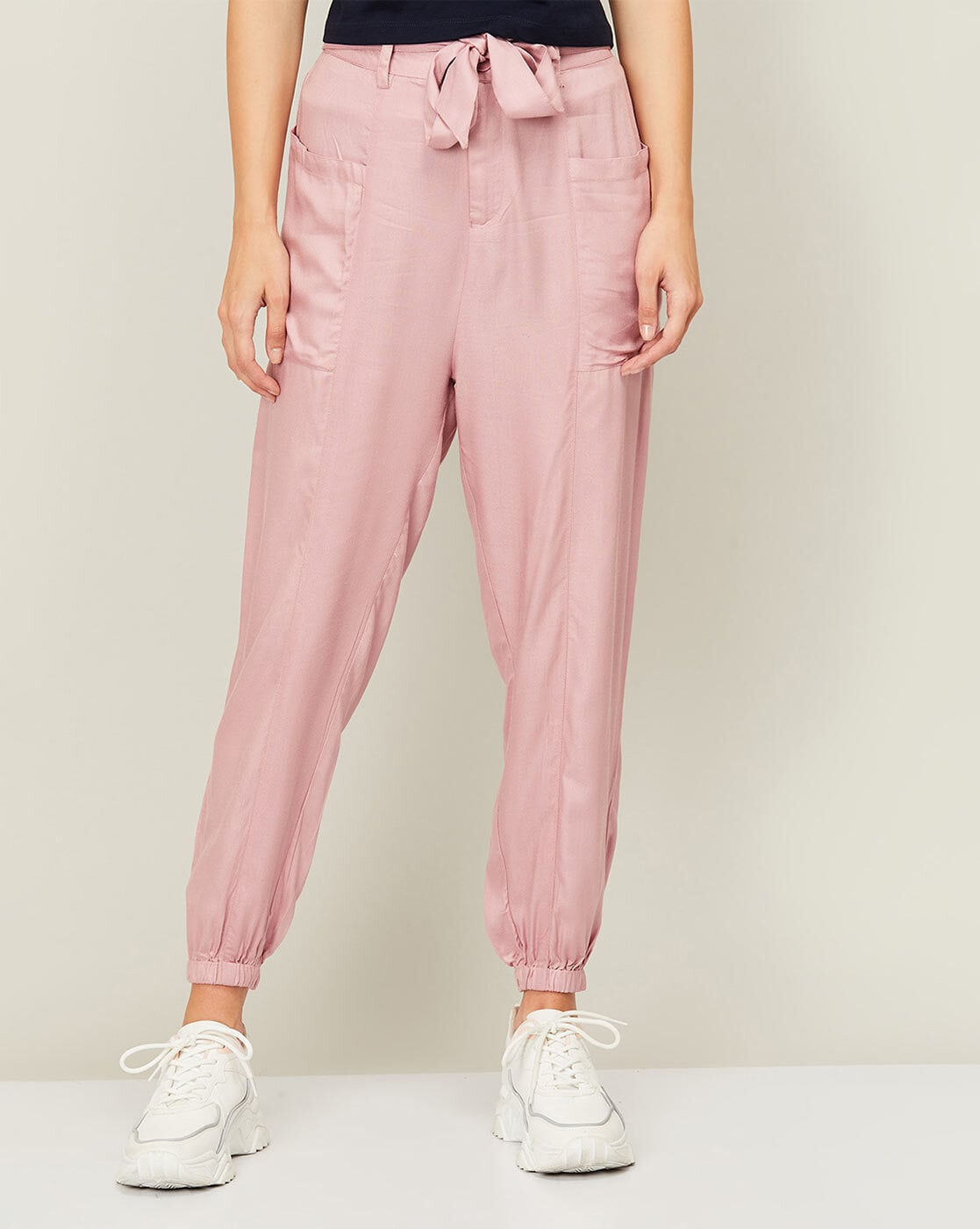 Buy Pink Trousers & Pants for Women by Ginger by Lifestyle Online