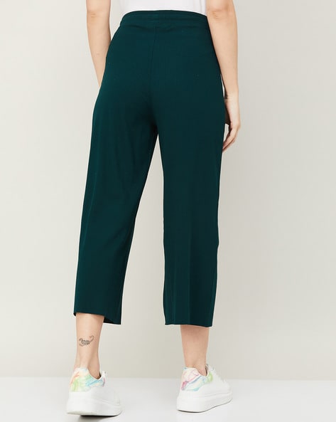 Buy Green Trousers & Pants for Women by Ginger by Lifestyle Online