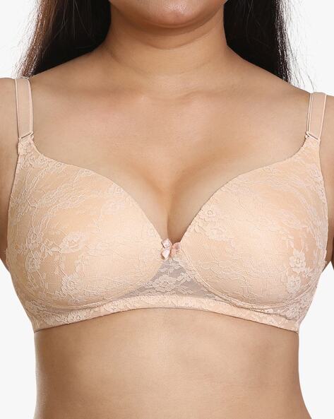 Buy Lacy Heavily-Padded Push-Up Bra Online at Best Prices in India
