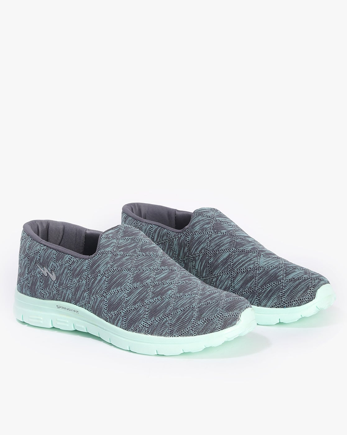 campus textured slip on casual shoes