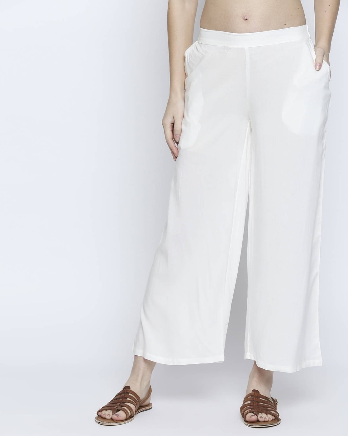 Buy White Pants for Women by SRISHTI Online  Ajiocom