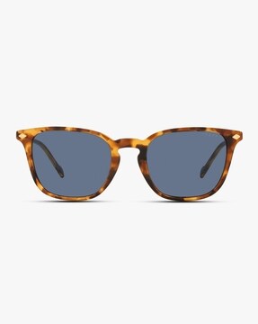 River Island Men's Tortoise Shell Blue Tint Sunglasses New In Pouch!