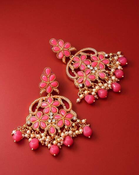 Drop Earrings- Tropical Pink – CURA Jewellery