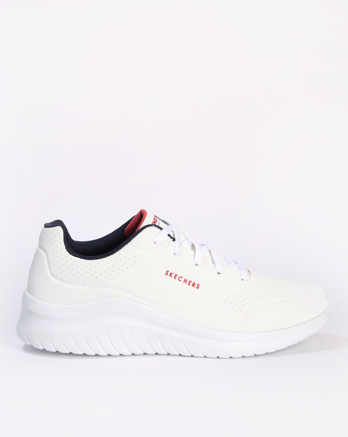 Skechers ultra flex discount blanche