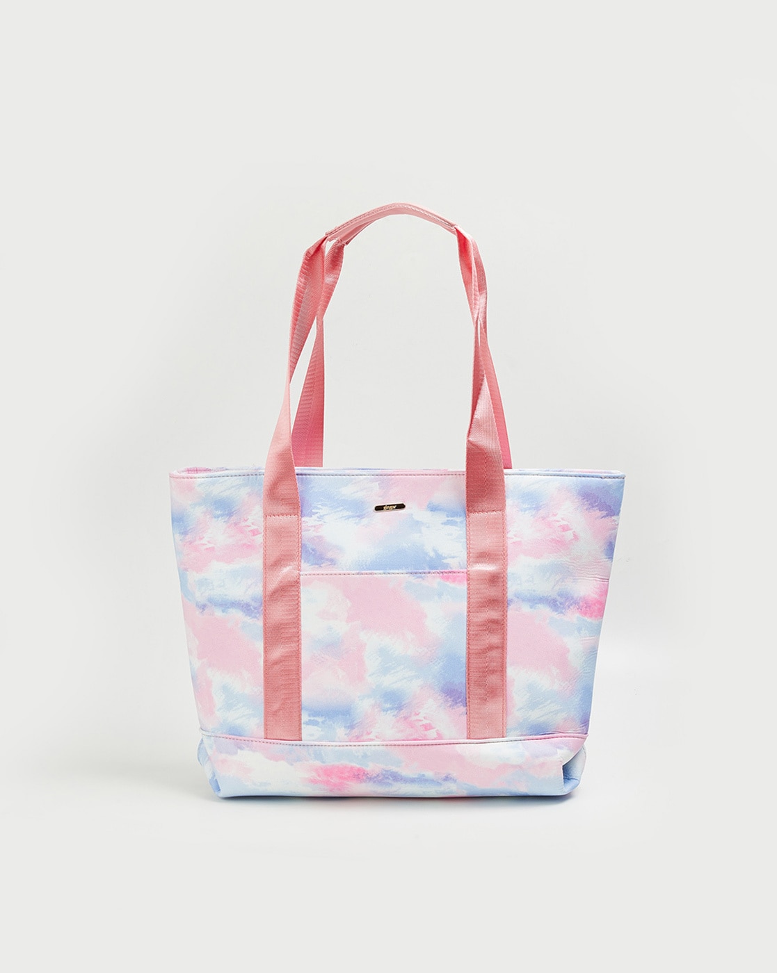 Muted Cool-Tone Tie Dye Bag | Earthbound Trading Co.