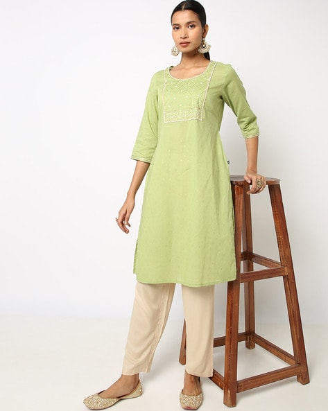 Details 69+ avaasa green kurti - thtantai2