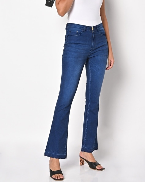 Jordache Premium Bootcut Denim Jeans Women's 16 Blue Mid Rise Rhinestone  Pocket | eBay
