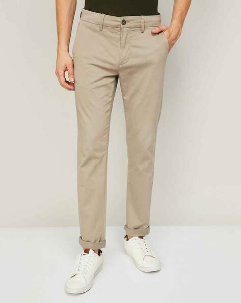 Buy STEEL Trousers & Pants for Men by Code 61 Online | Ajio.com