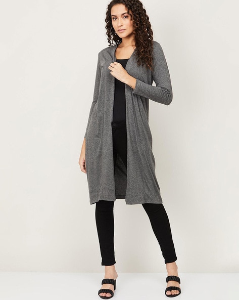 Heathered Long Shrug