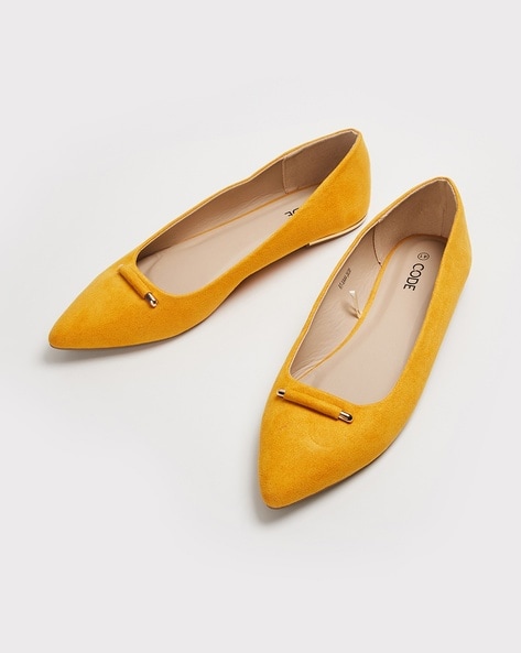 Womens mustard clearance flats