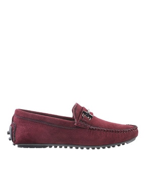 Slip-On Loafers with Suede Upper