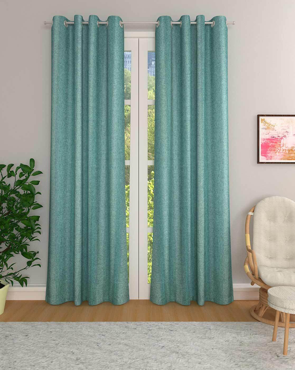 tiffany blue curtains