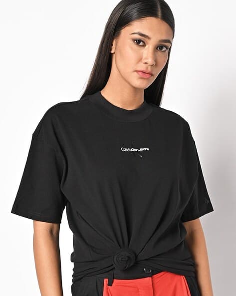 Monogram Print Boyfriend T-shirt