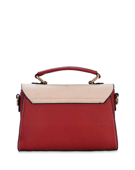 LUVOKSI Colourblock Sling Bag with Detachable Strap