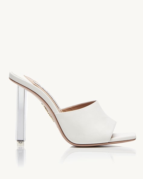 V-mouth Baotou High Heel Shoes Fine Heel Patent Leather Mirror Gold Silver  Lazy People Wear Pointed Half Slippers Outside Women at Rs 5999.00 | Heel  Shoes | ID: 2851814549348