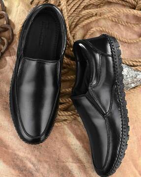 leather formal shoes for men without lace