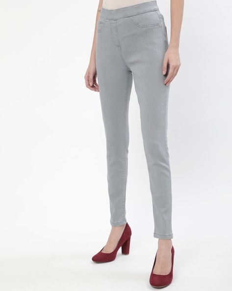 Buy DNMX Mid-Rise Skinny Fit Jeggings at Redfynd