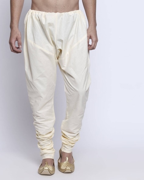 Men's Churidar | Buy White Cotton Mens Chudidar Online India | Rajubhai  Hargovindas Pyjama Wiast 34 Pyjama Length 42