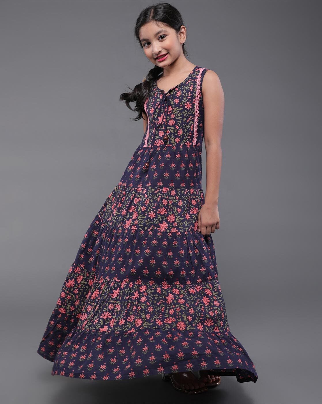 Buy Blue Dresses & Frocks for Girls by Aks Kids Online | Ajio.com